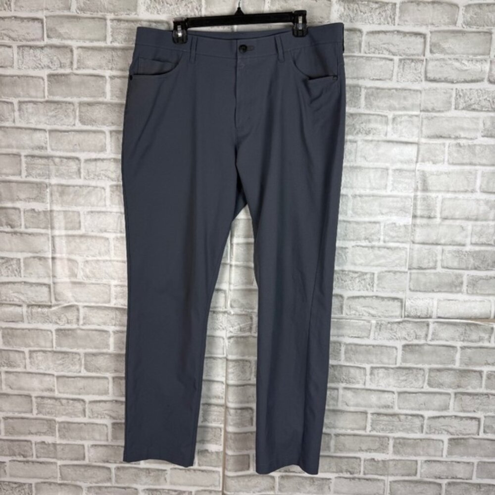 Public Rec Dark Gray Gamechanger 5 Pocket Casual Athletic Pants Mens 36 x 32